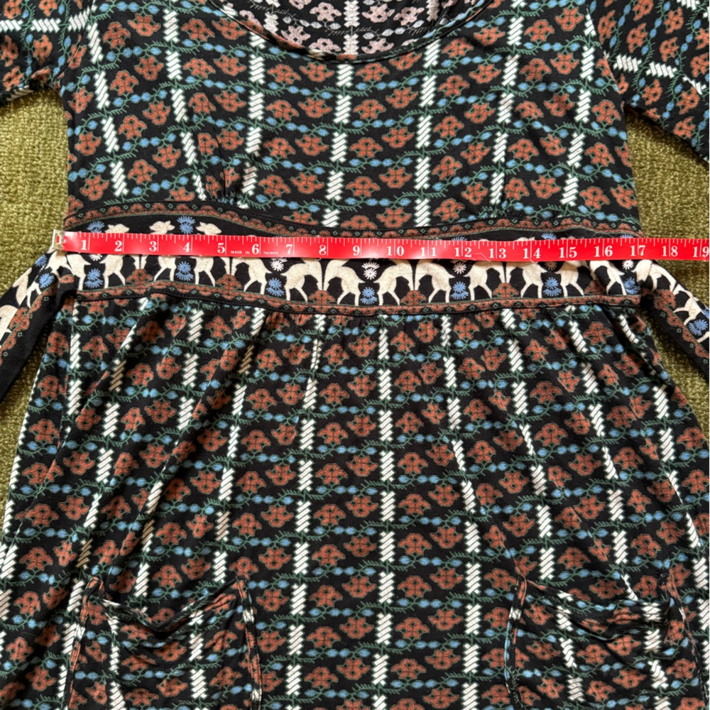 Patterned Multicolor Dress - image 2